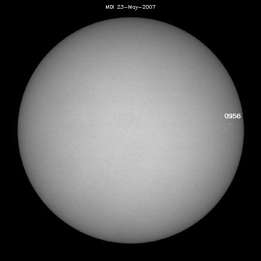 Sunspot regions