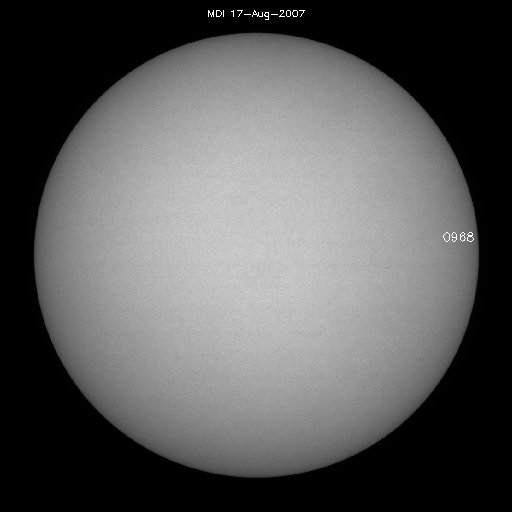 Sunspot regions