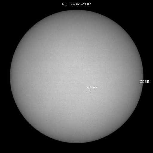 Sunspot regions