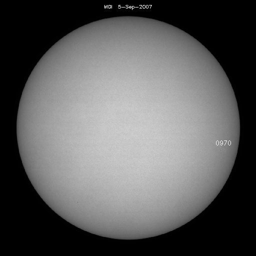 Sunspot regions