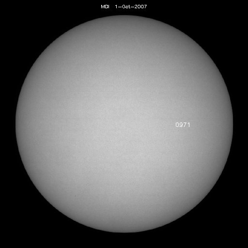 Sunspot regions