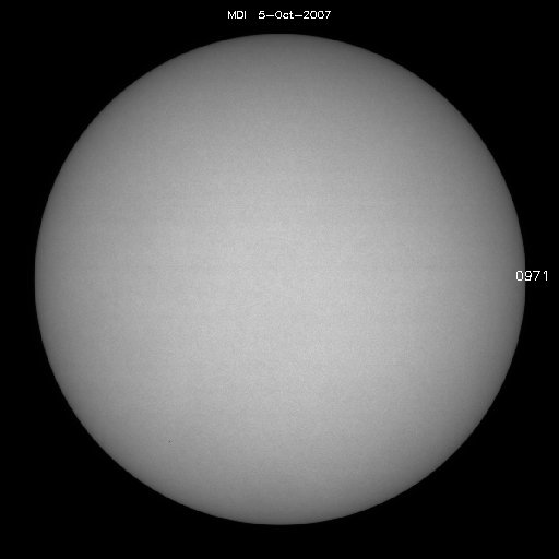 Sunspot regions