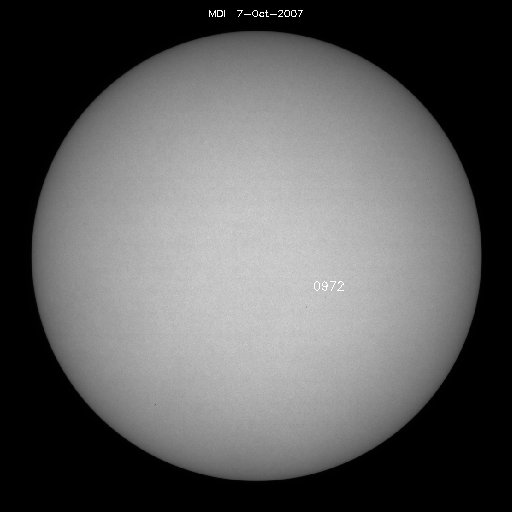 Sunspot regions