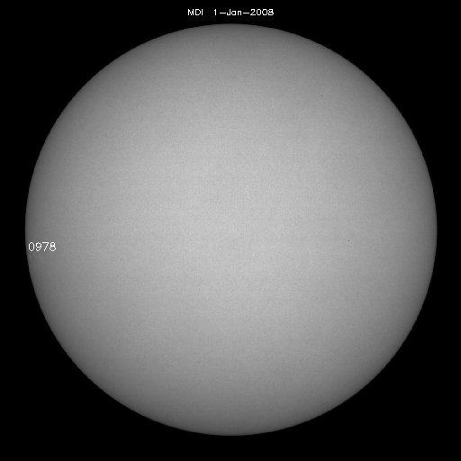 Sunspot regions