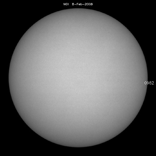 Sunspot regions