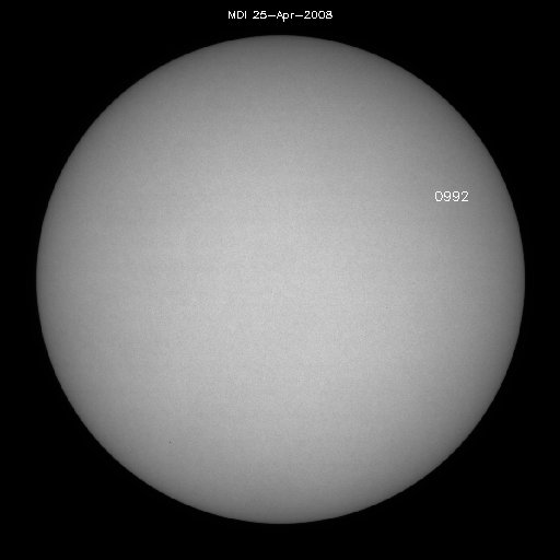 Sunspot regions