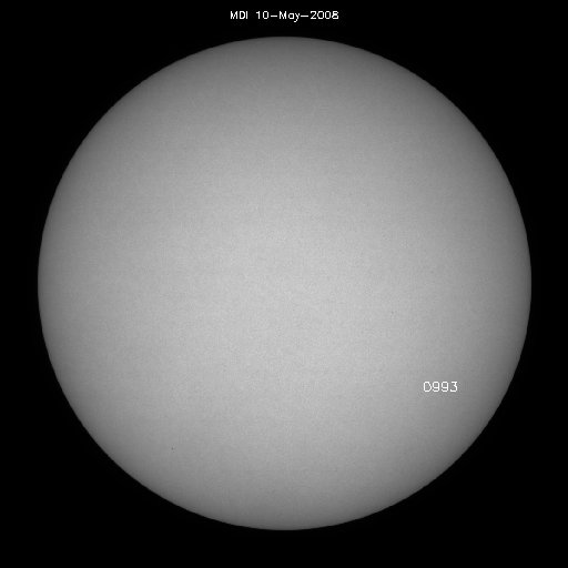 Sunspot regions