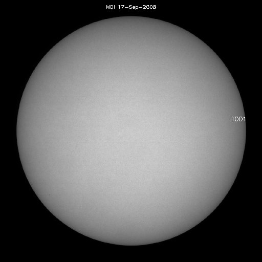 Sunspot regions