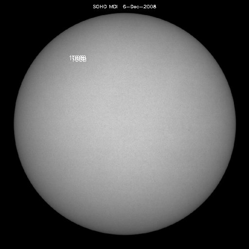 Sunspot regions