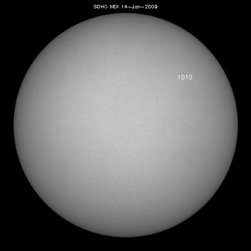 Sunspot regions