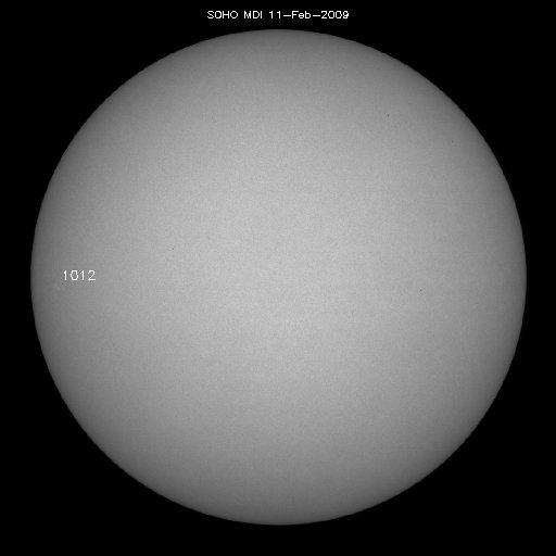 Sunspot regions