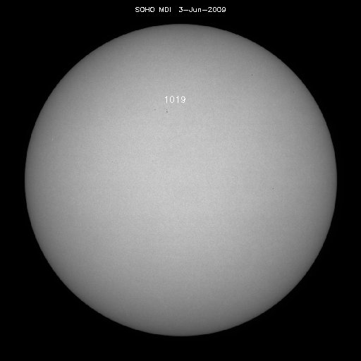 Sunspot regions