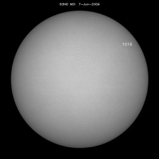 Sunspot regions