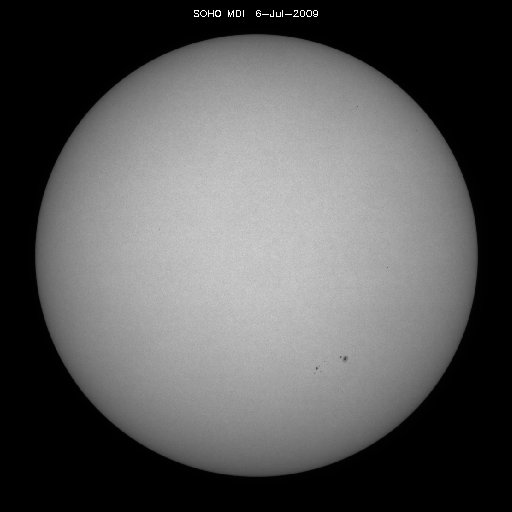 Sunspot regions