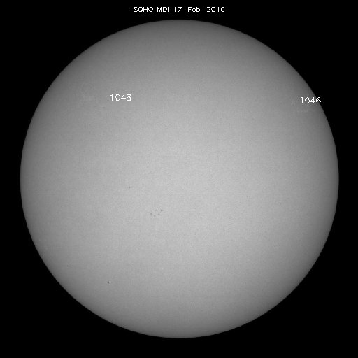 Sunspot regions