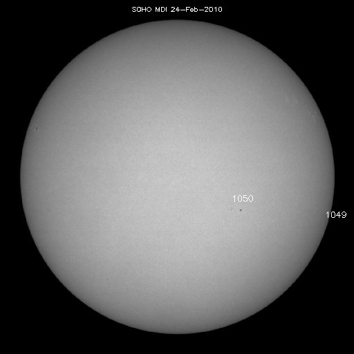 Sunspot regions