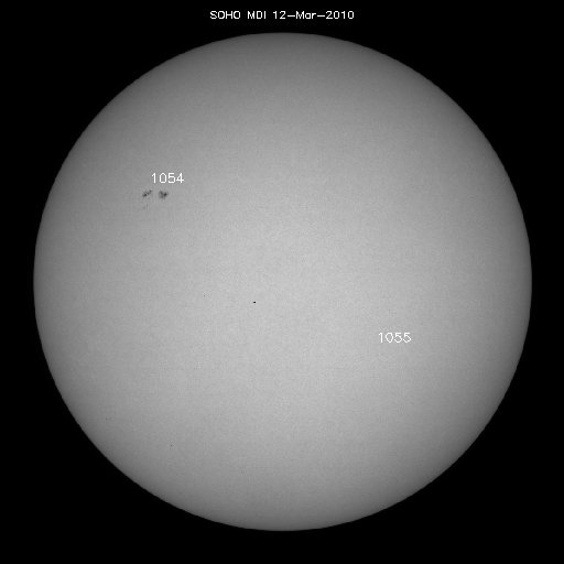 Sunspot regions