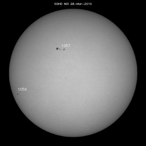 Sunspot regions