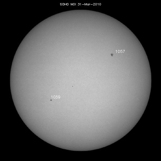 Sunspot regions