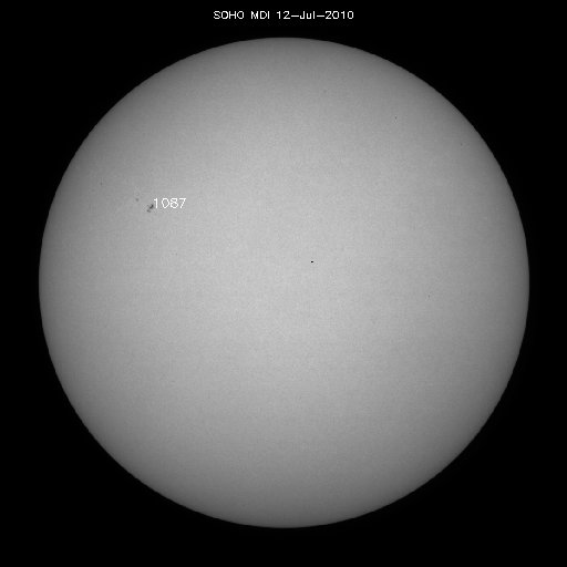 Sunspot regions