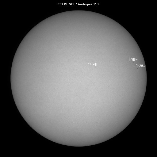 Sunspot regions