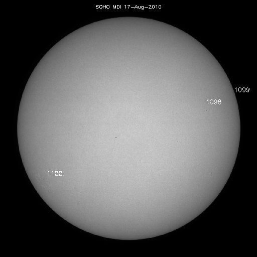 Sunspot regions