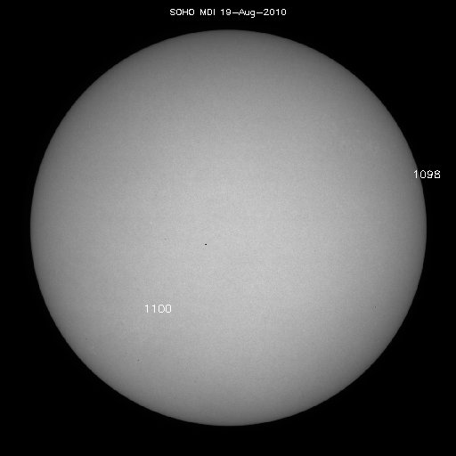 Sunspot regions