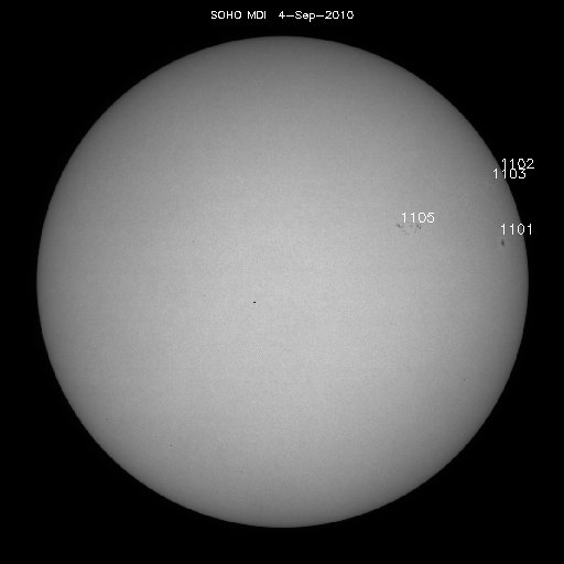 Sunspot regions