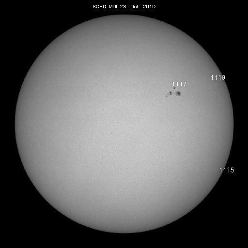 Sunspot regions