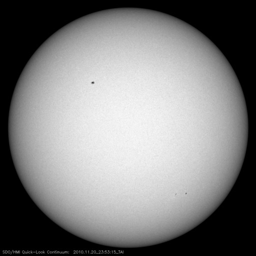 Sunspot regions