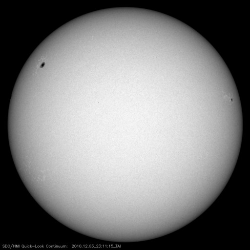 Sunspot regions