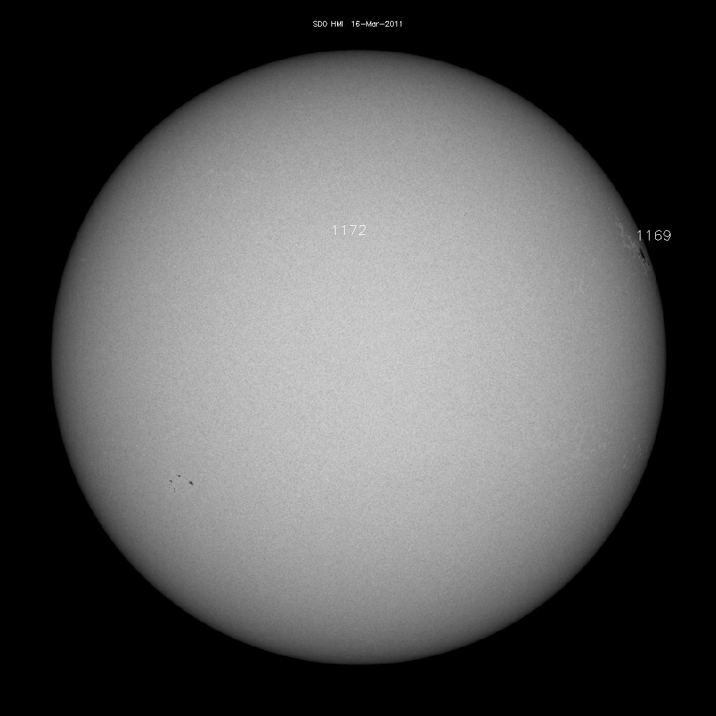 Sunspot regions