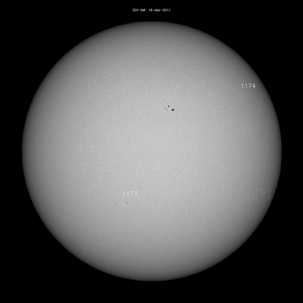 Sunspot regions