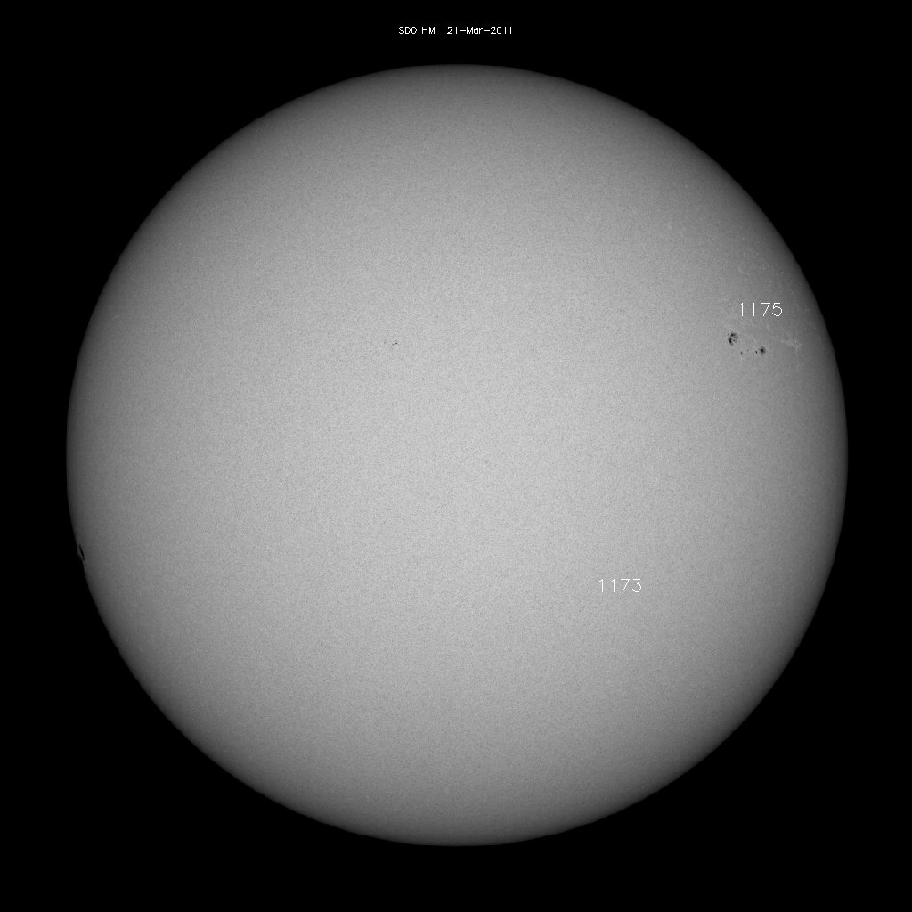 Sunspot regions