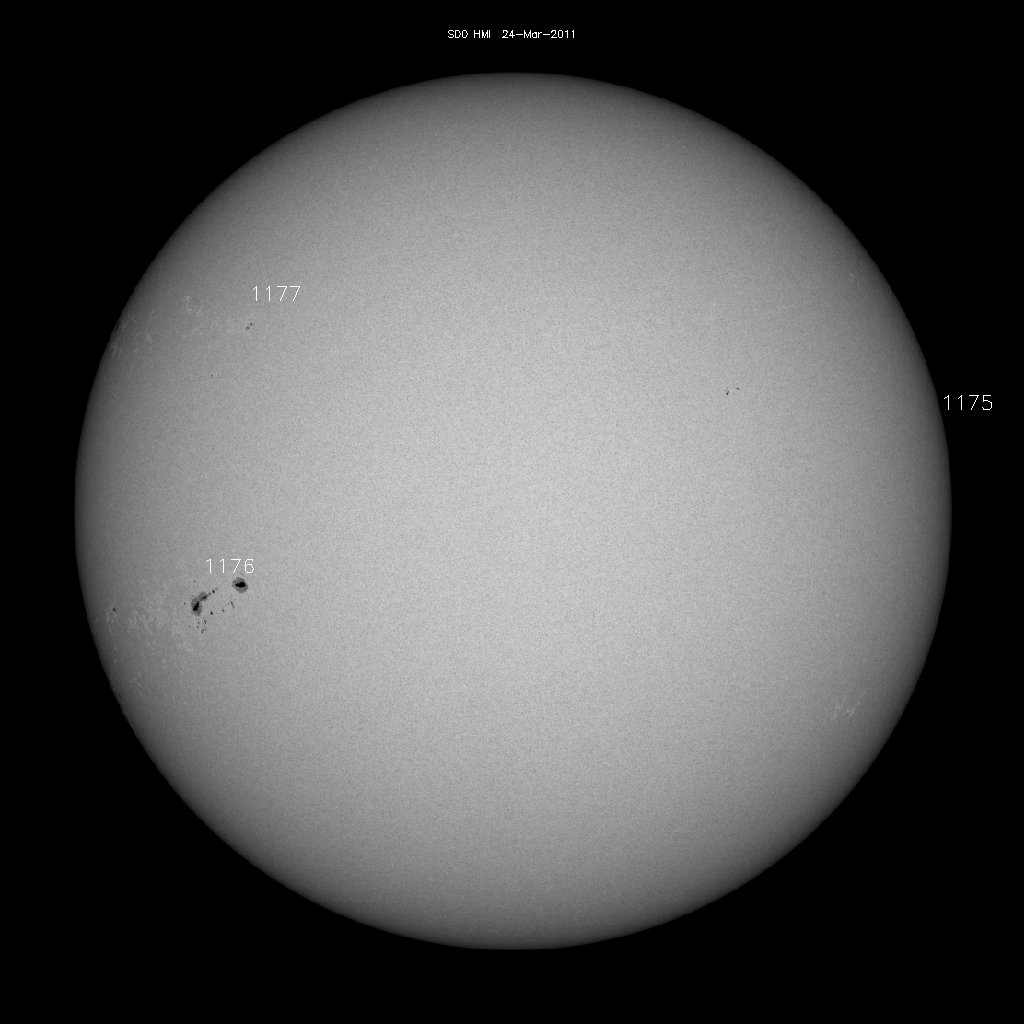 Sunspot regions