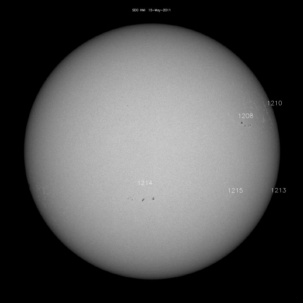 Sunspot regions