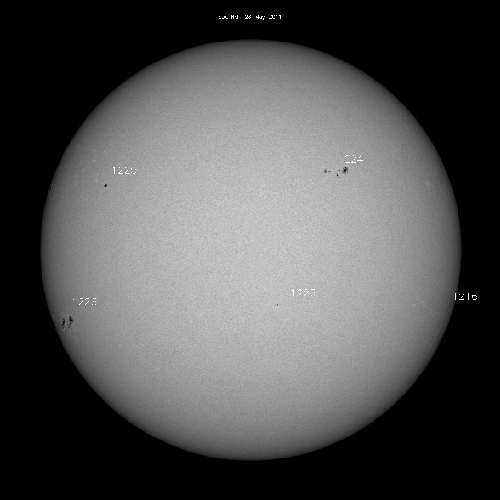 Sunspot regions