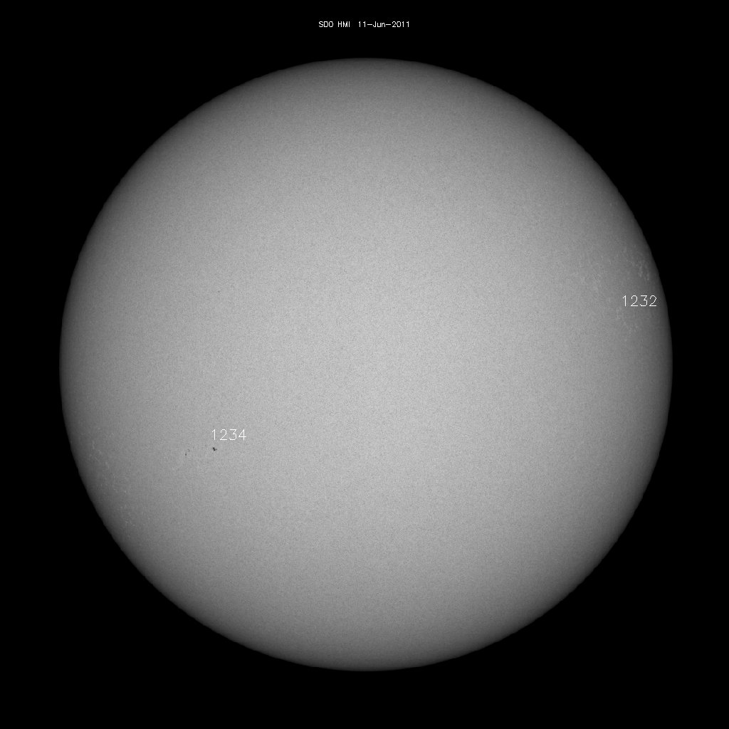 Sunspot regions