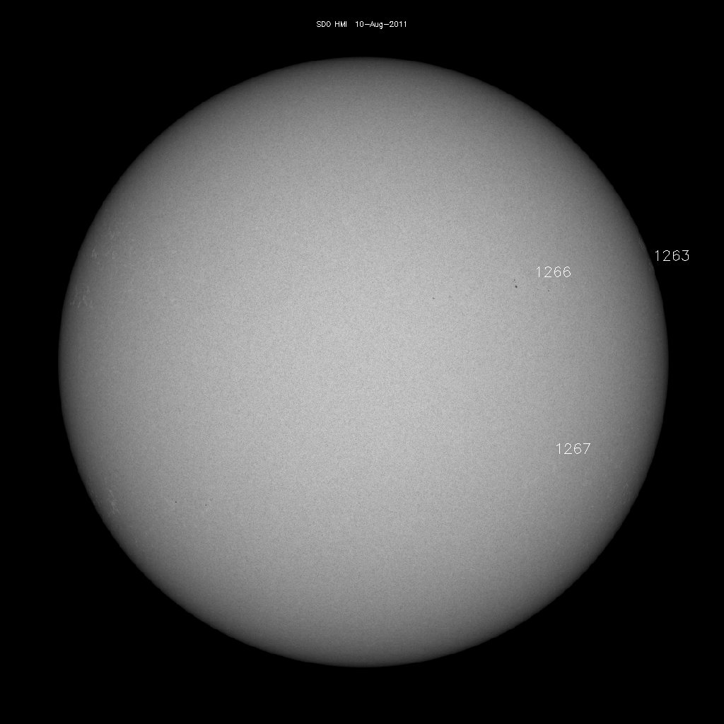 Sunspot regions