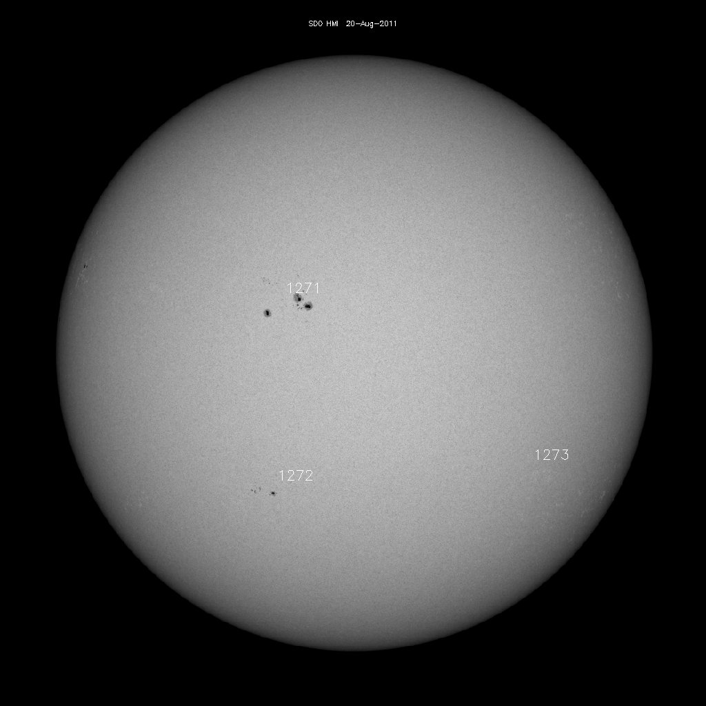 Sunspot regions