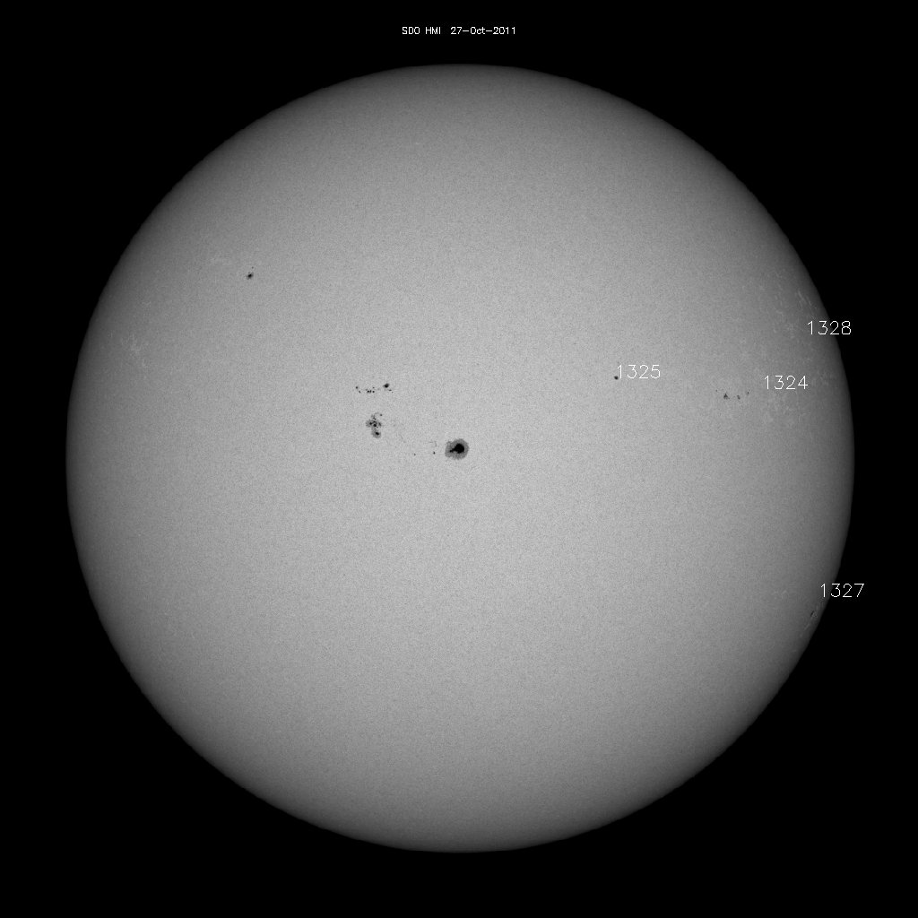 Sunspot regions