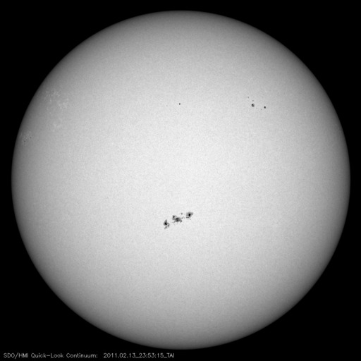 Sunspot regions