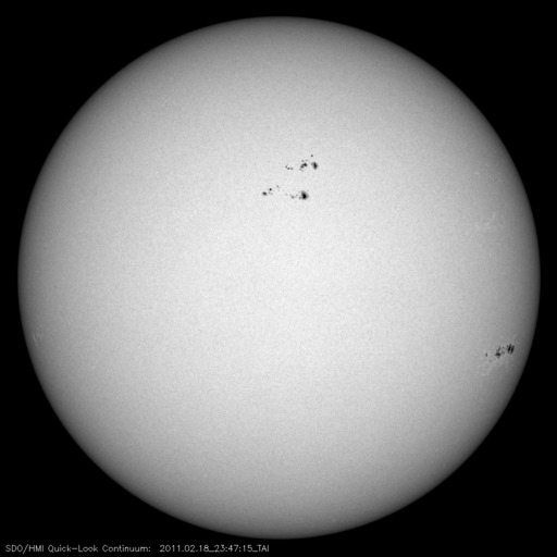 Sunspot regions