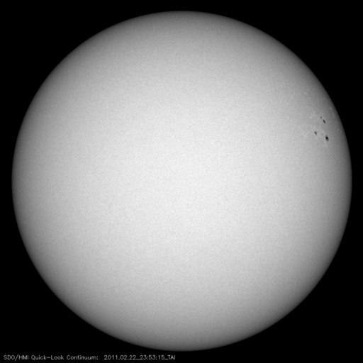 Sunspot regions