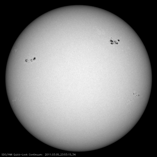 Sunspot regions