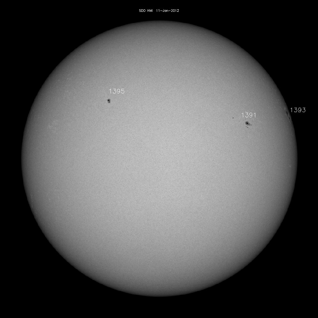 Sunspot regions