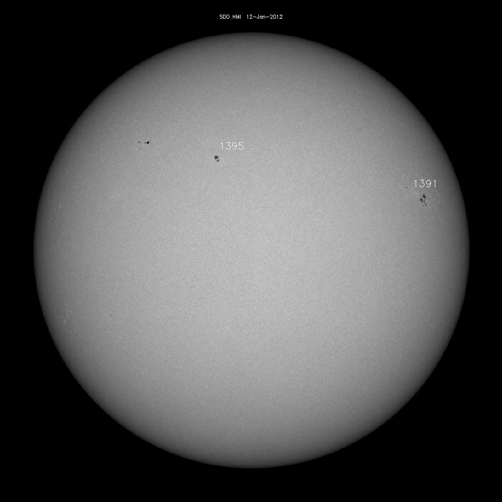 Sunspot regions