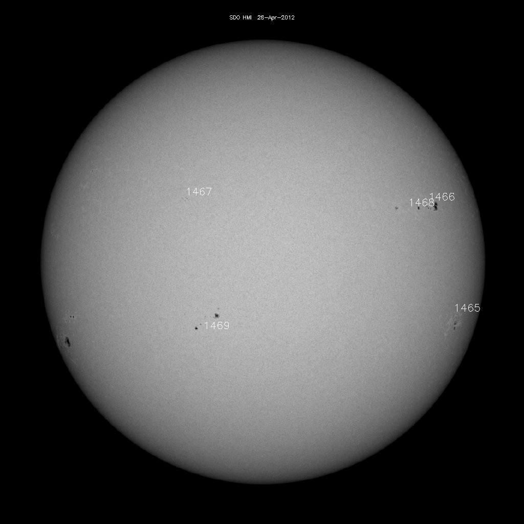 Sunspot regions