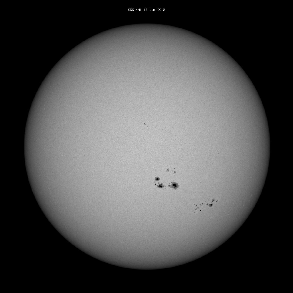 Sunspot regions