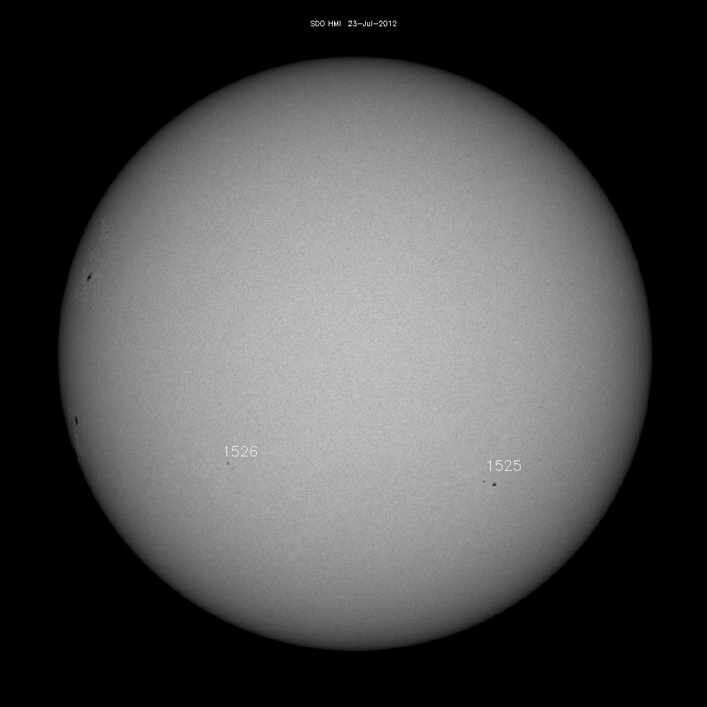 Sunspot regions